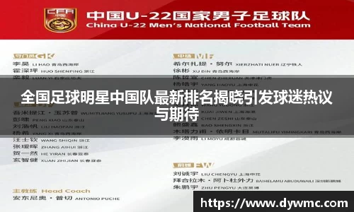 全国足球明星中国队最新排名揭晓引发球迷热议与期待